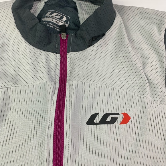 LOUIS GARNEAU Womens 1/4 Zip Cycling Jersey Sz XL - Picture 2 of 8